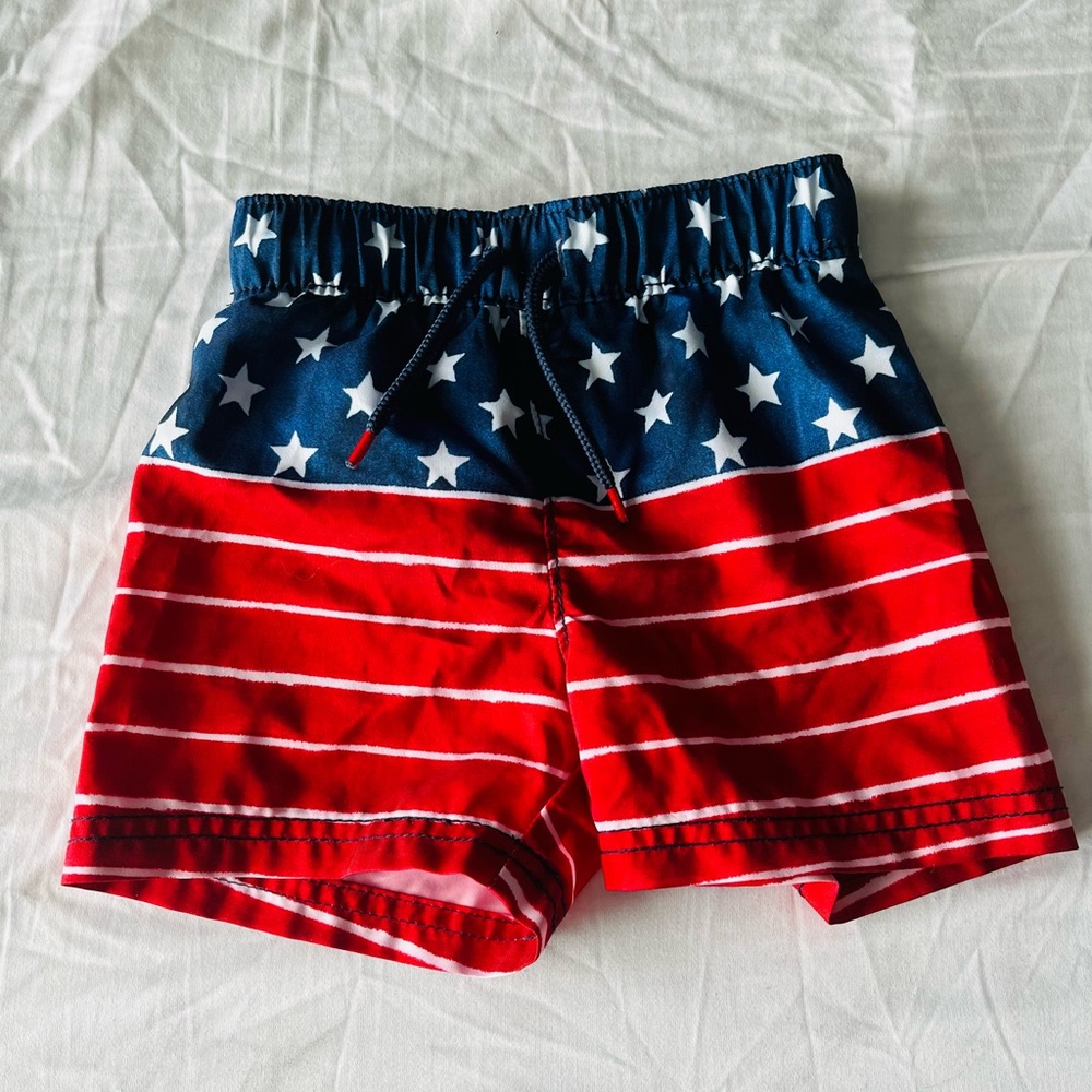 Old Navy 4th of July Swim Trunks